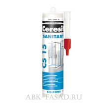 Санитарный силиконовый герметик Ceresit CS 15
